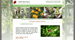 Desktop Screenshot of ladybirdplantcare.co.uk